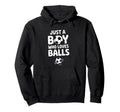 Just Who Loves Soccer Player Football Hoodie - Graphic Print for Adults