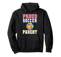 Proud Soccer Parent Game Day Sports Hoodie - Minimalist Print Men Women