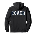 Coach Sports Trainer Varsity White And Hoodie - Aesthetic Graphic Unisex