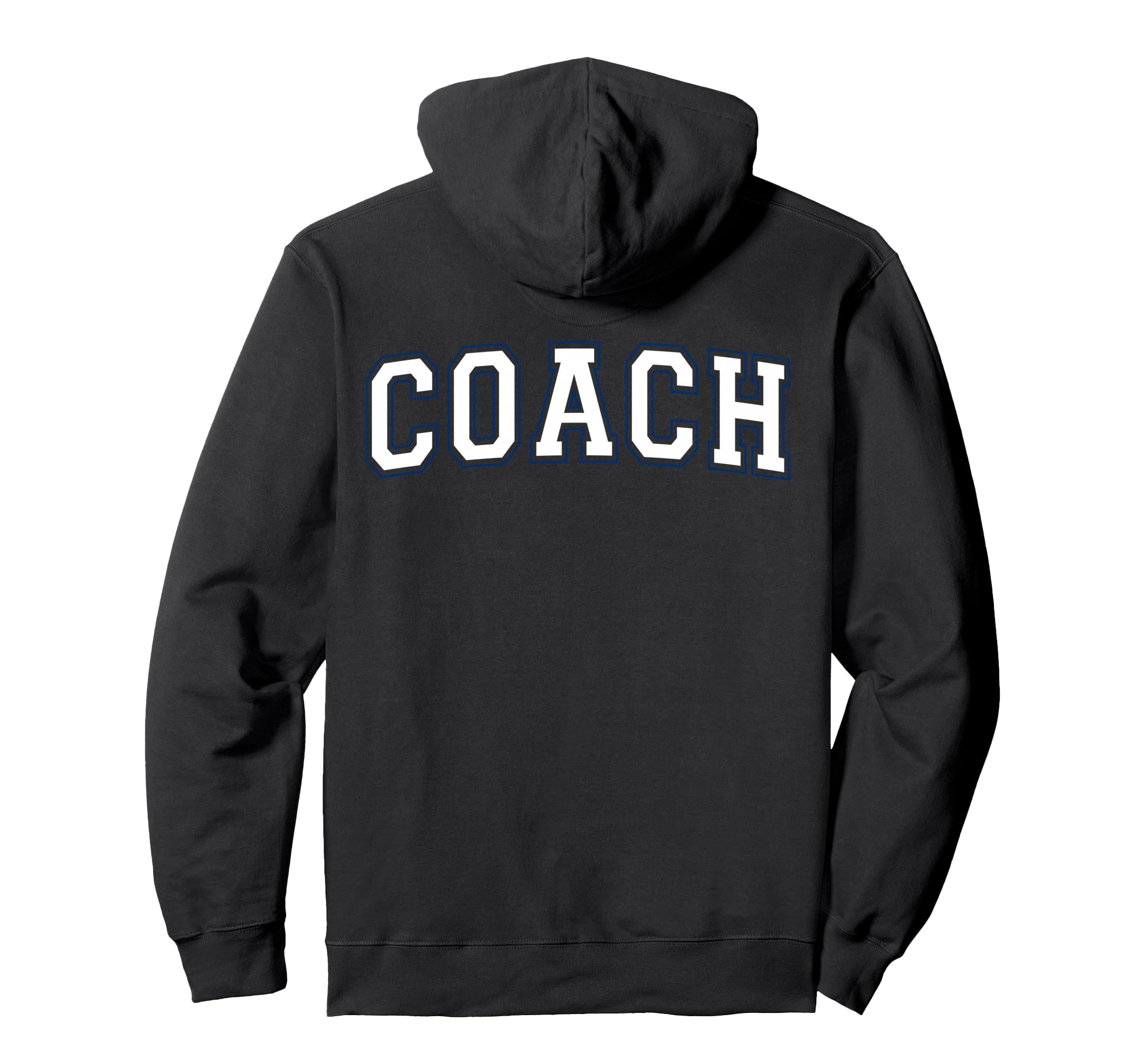 Coach Sports Trainer Varsity White And Hoodie - Aesthetic Graphic Unisex