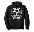 Football Goalkeeper Mum Heart Funny Hoodie - Fun Novelty Design for Adults