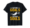 Soccer Goalie Cleat Soccer Net Soccer T-Shirt - Fun Novelty Design Unisex