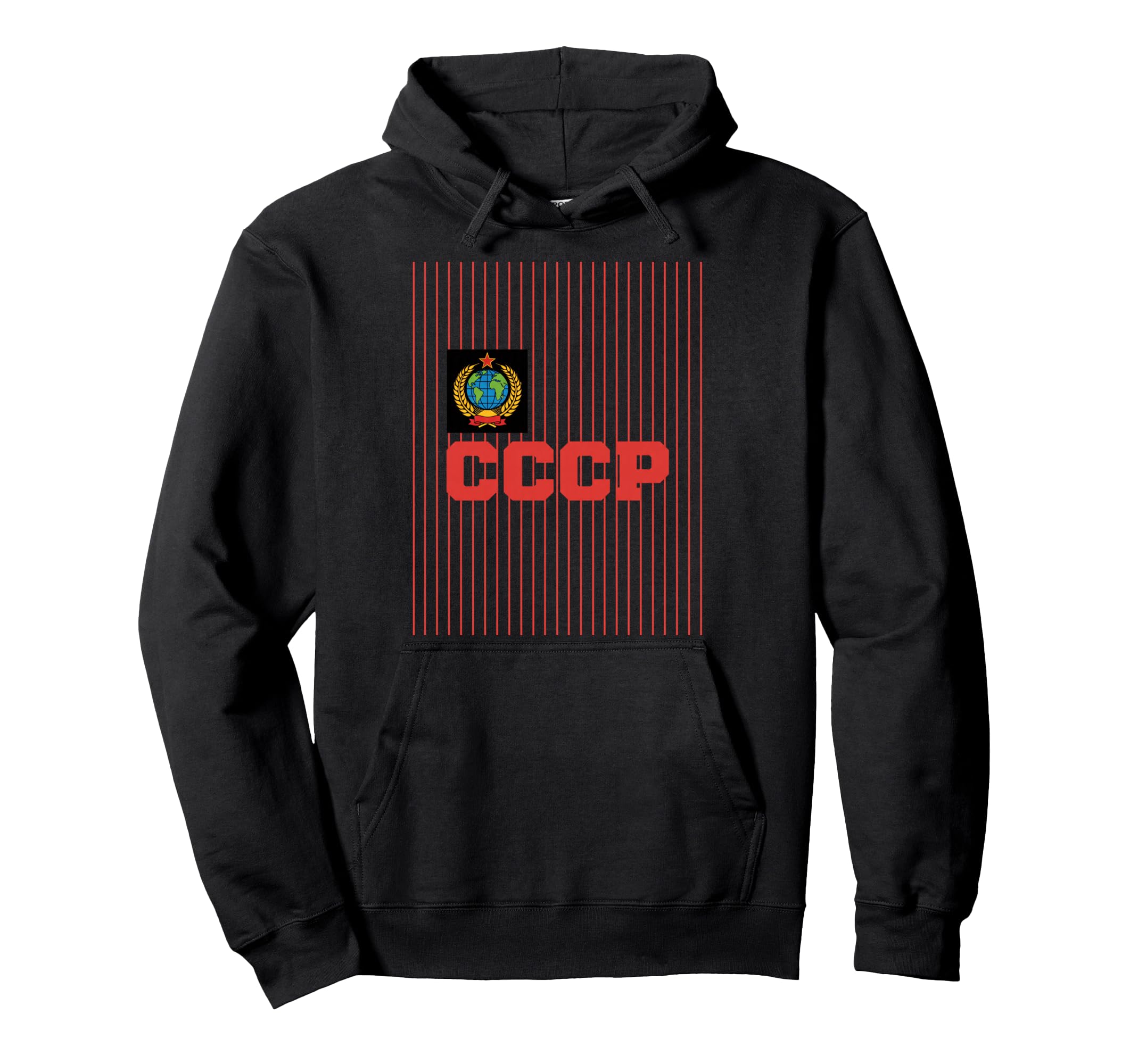 Cccp World Nations Football Soviet Hoodie - Minimalist Print for Adults