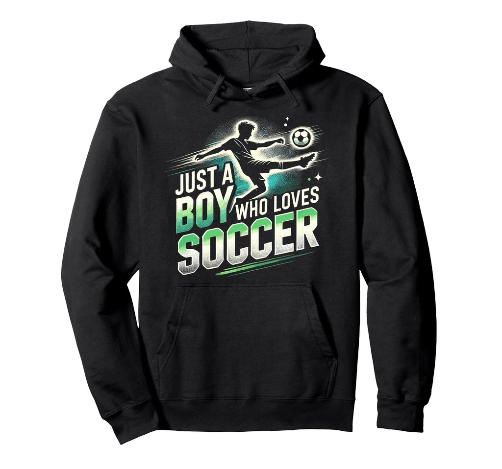 Soccer Just Who Loves Soccer Soccer Hoodie - Casual Everyday Wear Unisex