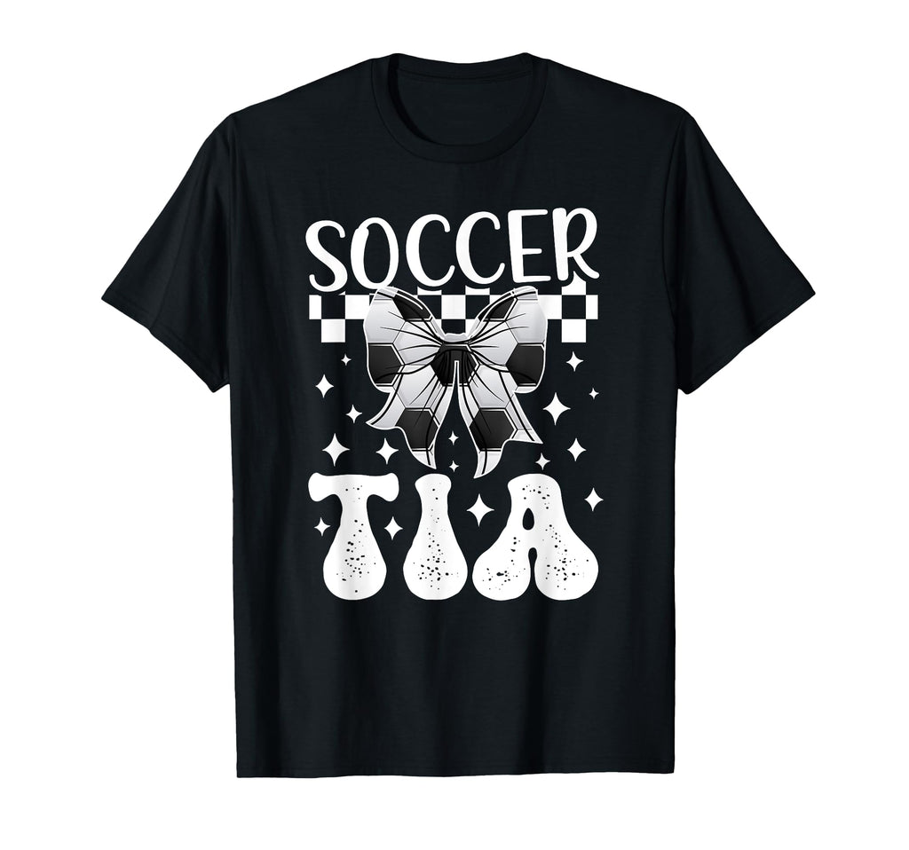 Soccer Tia Coquette Tia Soccer T-Shirt - Casual Everyday Wear Unisex