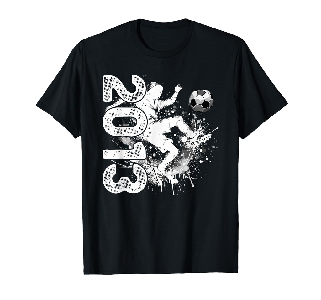 13Th Birthday Soccer 2013 Kick T-Shirt - Streetwear Style Men Women