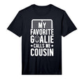 My Favorite Hockey Goalie Cousin T-Shirt - Trendy Graphic for Adults
