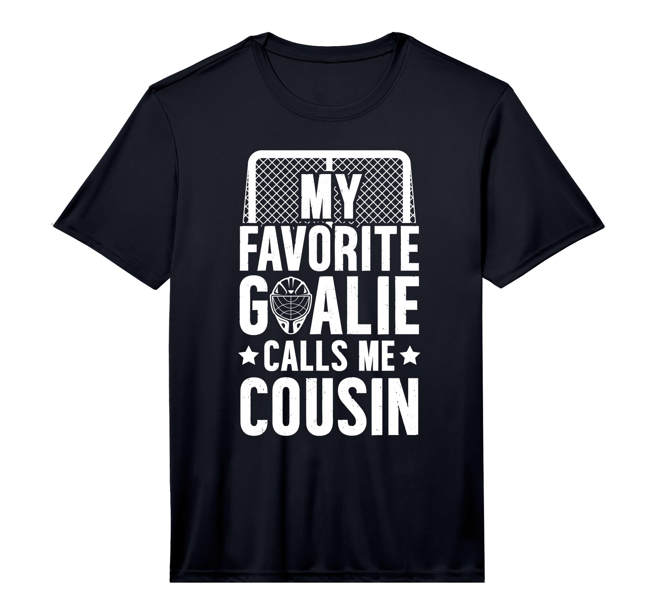 My Favorite Hockey Goalie Cousin T-Shirt - Trendy Graphic for Adults