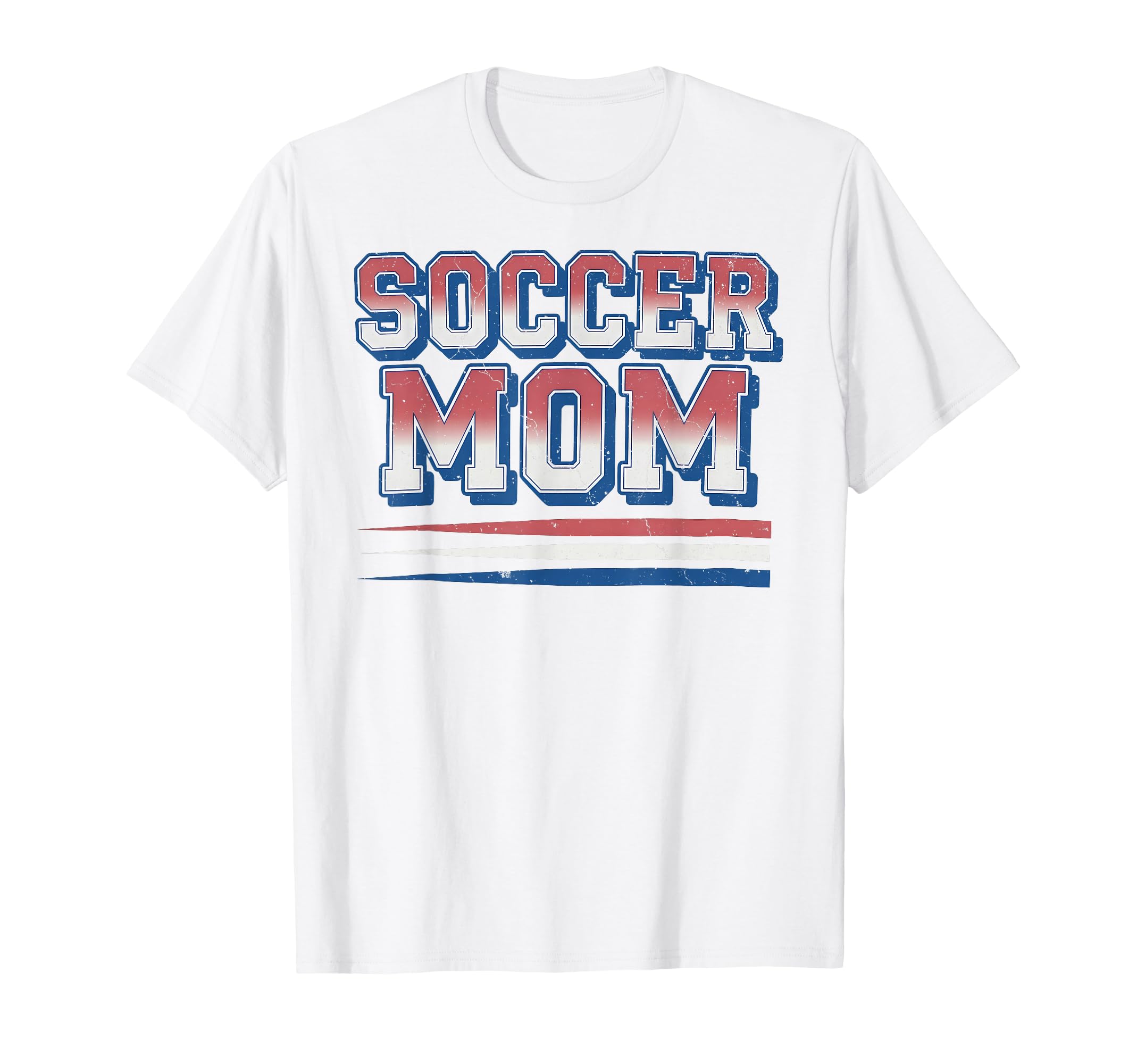 Soccer Mom 2026 Usa Sports Aesthetic T-Shirt - Fun Novelty Design Unisex