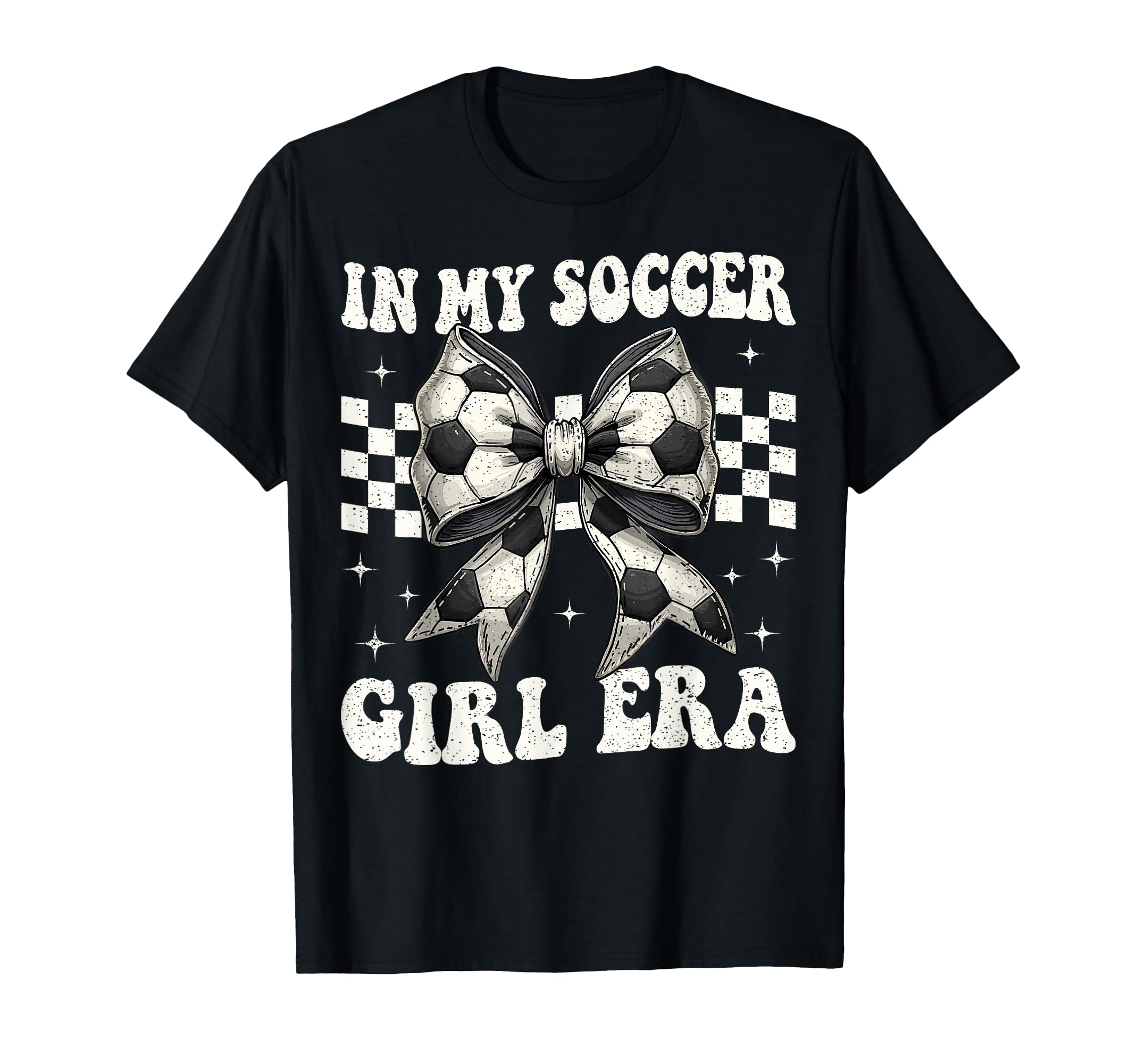 My Soccer Era Coquette Bow Soccer T-Shirt - Minimalist Print Unisex