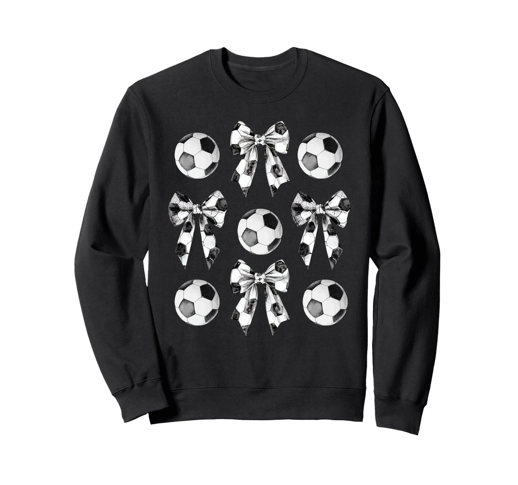 Coach Trainer Soccer Bow Coquette Mom Sweatshirt - Graphic Print Men Women