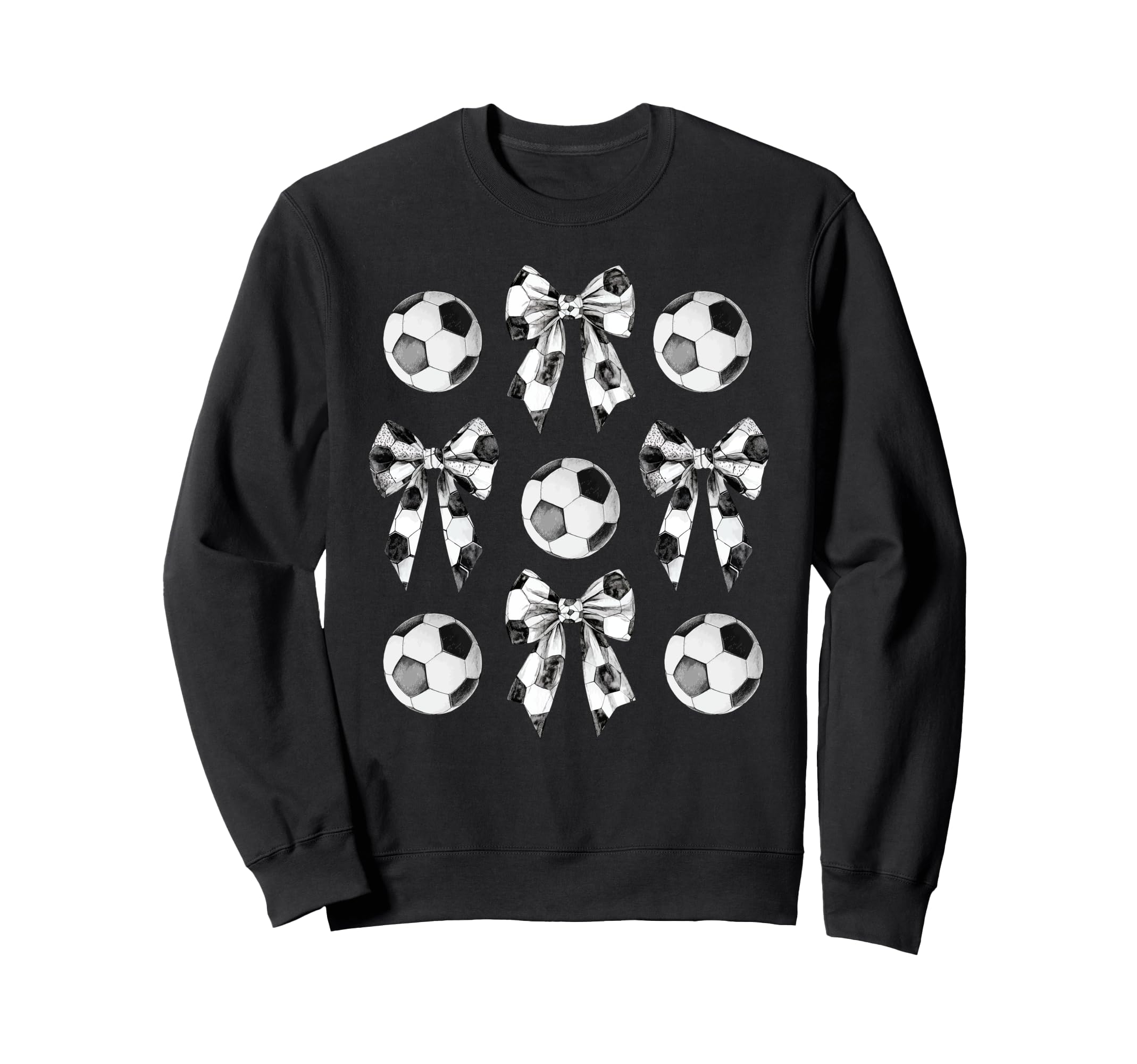 Coach Trainer Soccer Bow Coquette Mom Sweatshirt - Graphic Print Men Women