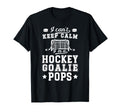 Im Hockey Goalie Pops Ice Hockey T-Shirt - Unique Graphic Unisex