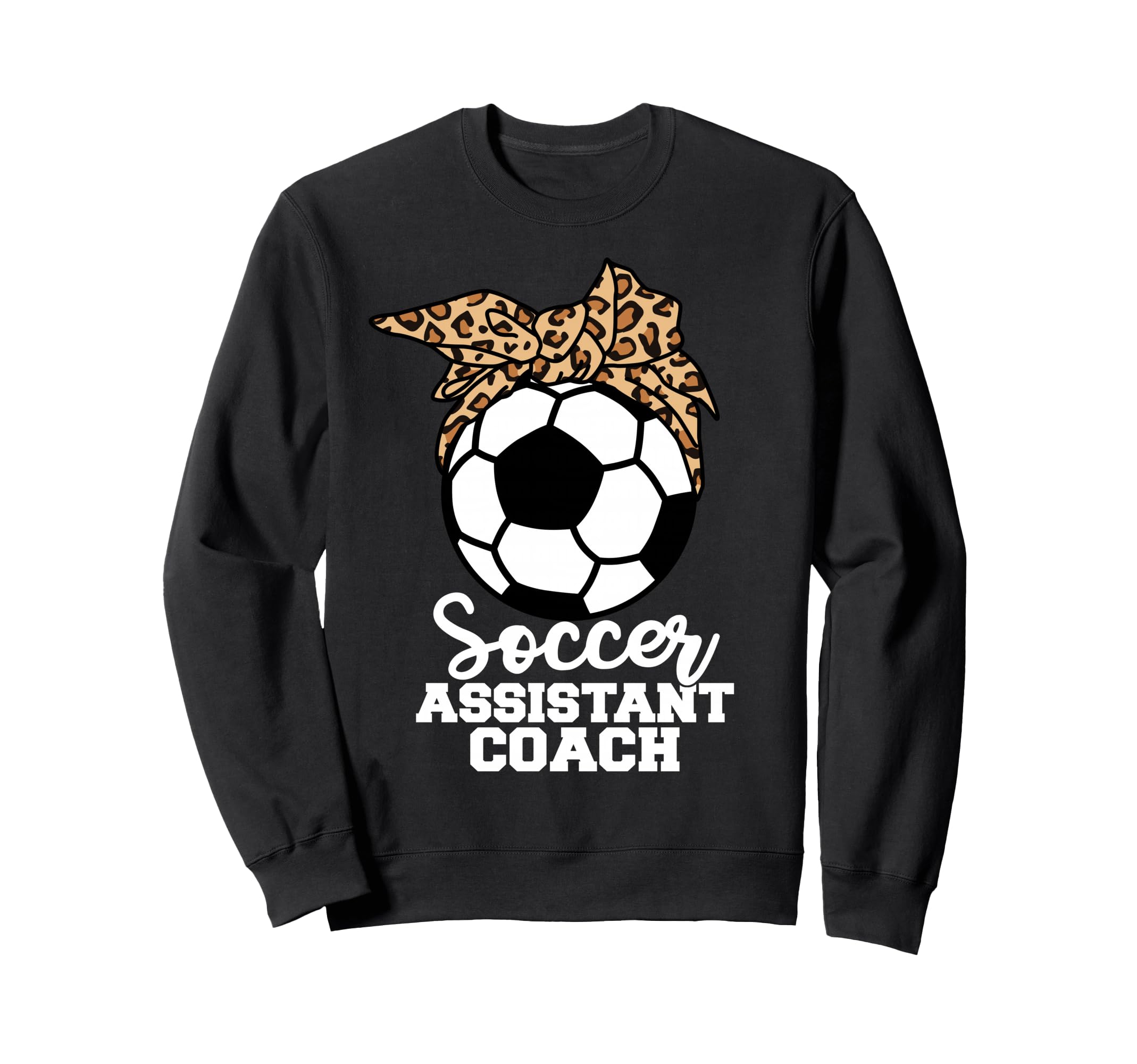 Soccer Assistant Coach Funny Sweatshirt - Fun Novelty Design for Adults