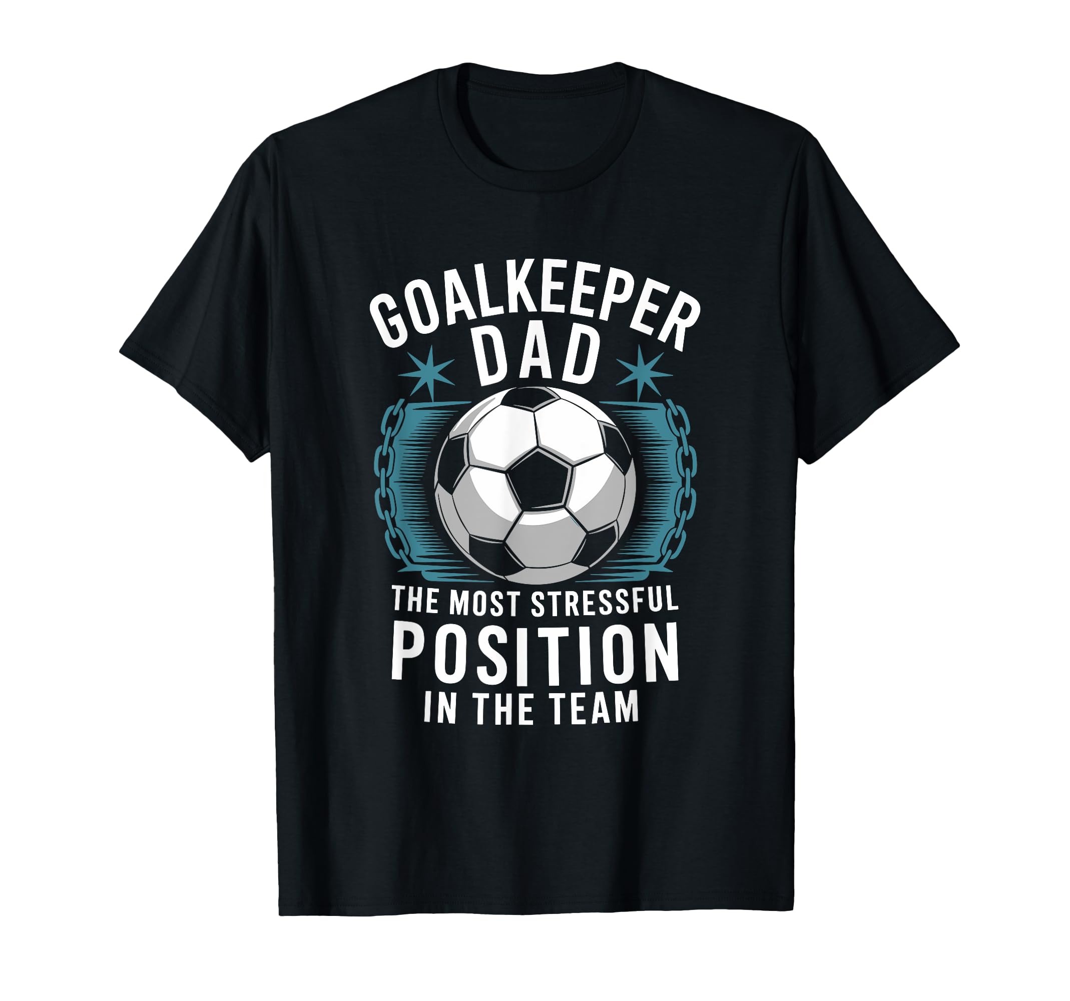 Soccer Lover Most Stressful Position T-Shirt - Custom Art Print for Adults