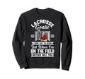 Lacrosse Goalie Sweatshirt - Unique Graphic for Adults