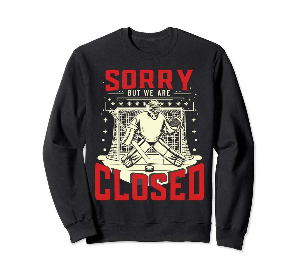 Goaltender Goalie Ice Hockey Sweatshirt - Unique Graphic Men Women