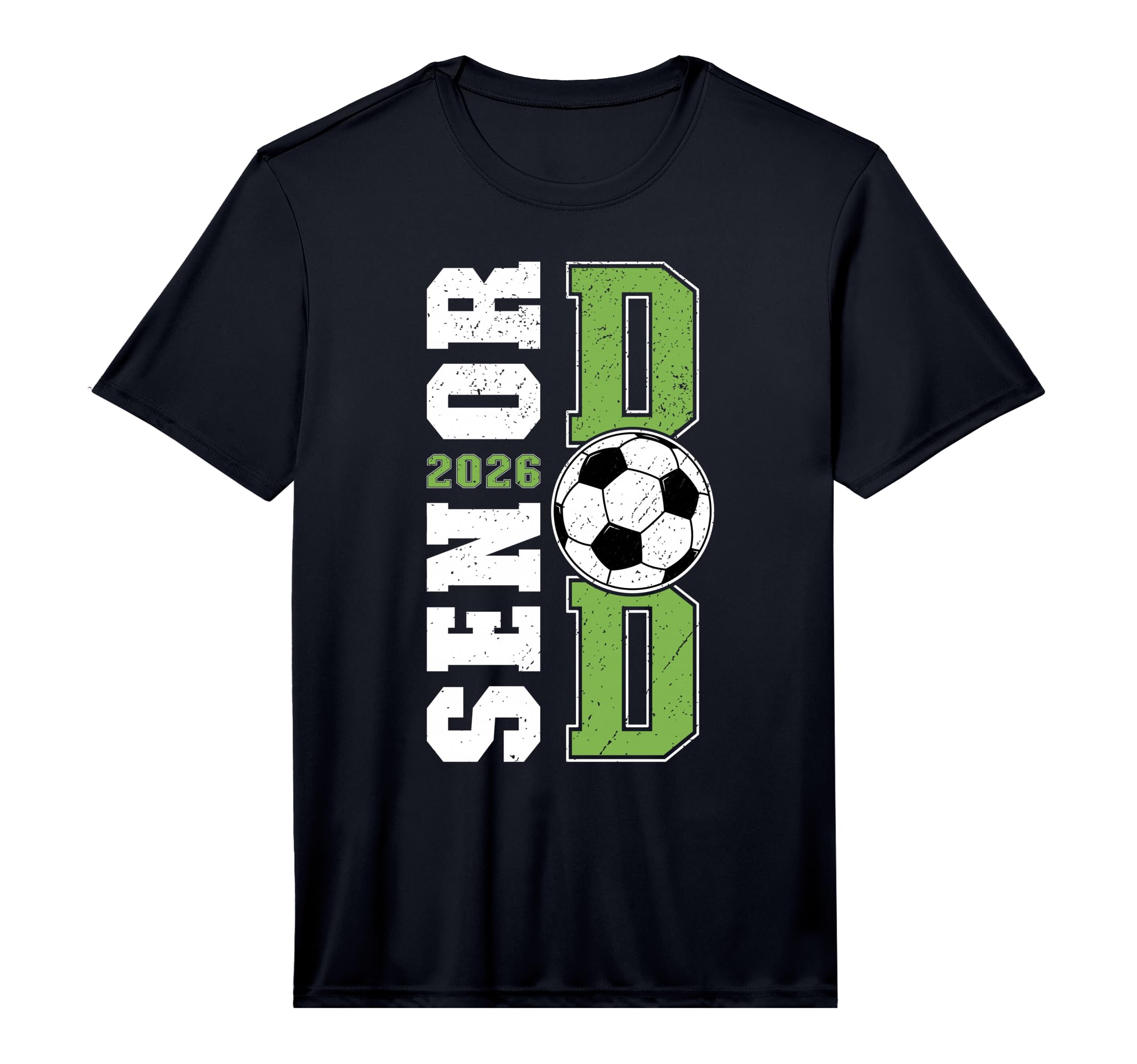 Mens Soccer Senior Dad Senior Soccer T-Shirt - Unique Graphic Unisex