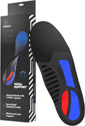 Spenco Total Support Max Shoe Insoles - Orthotic Metatarsal Arch Support Inserts - Absorbs Shock, Reduces Over-Pronation, Conforms to Foot Contours, Deep Heel Cupping Women's 5-6.5