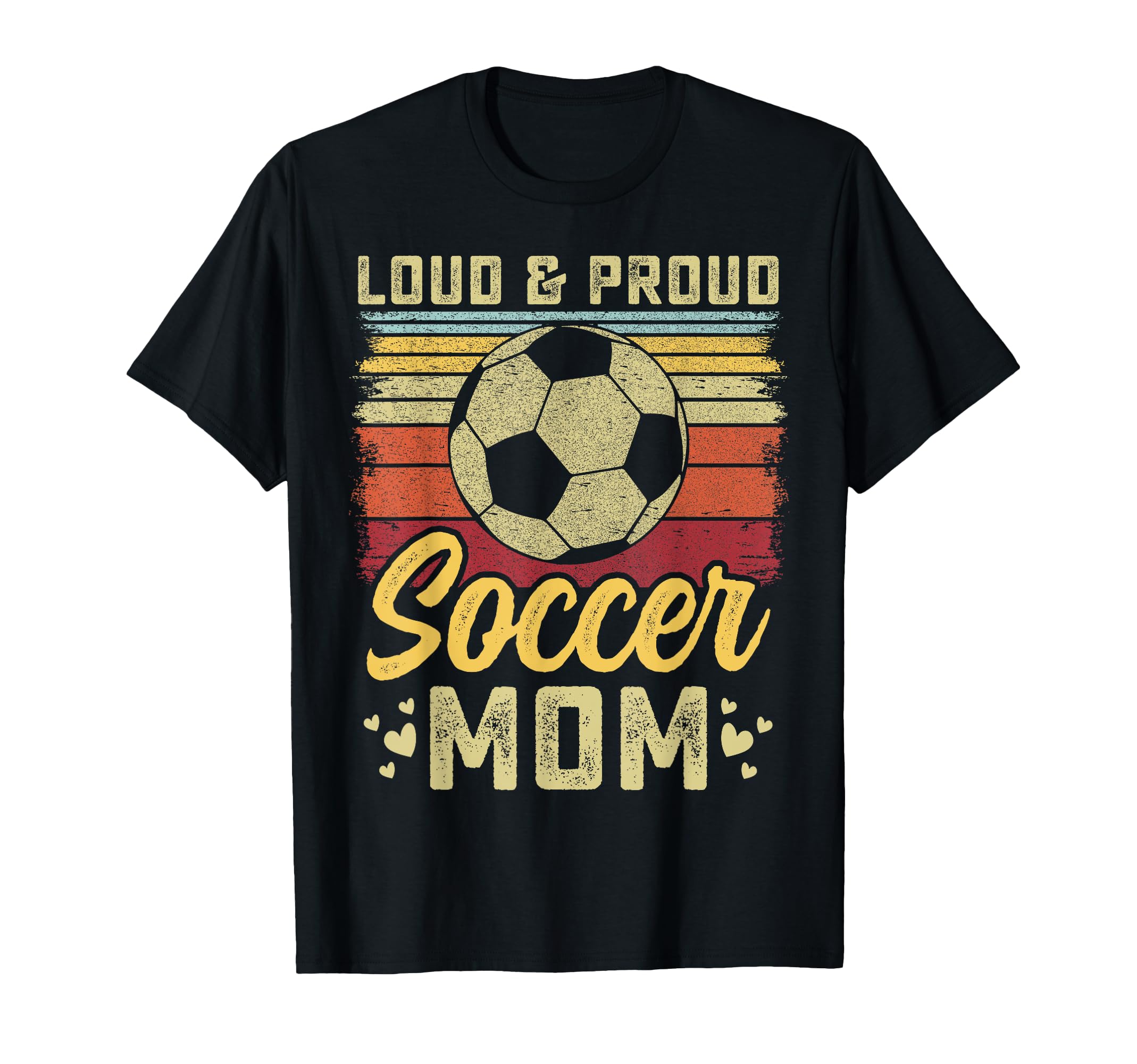 Loud And Proud Soccer Mom Soccer Mom T-Shirt - Novelty Apparel for Adults