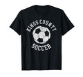 Kings County Soccer Distressed 90S T-Shirt - Novelty Apparel Unisex
