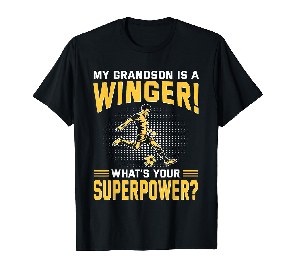 My Grandson Is Winger Whats Your T-Shirt - Minimalist Print Unisex