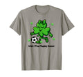 Soccer St Patricks Day Funny Coquette T-Shirt - Novelty Apparel for Adults