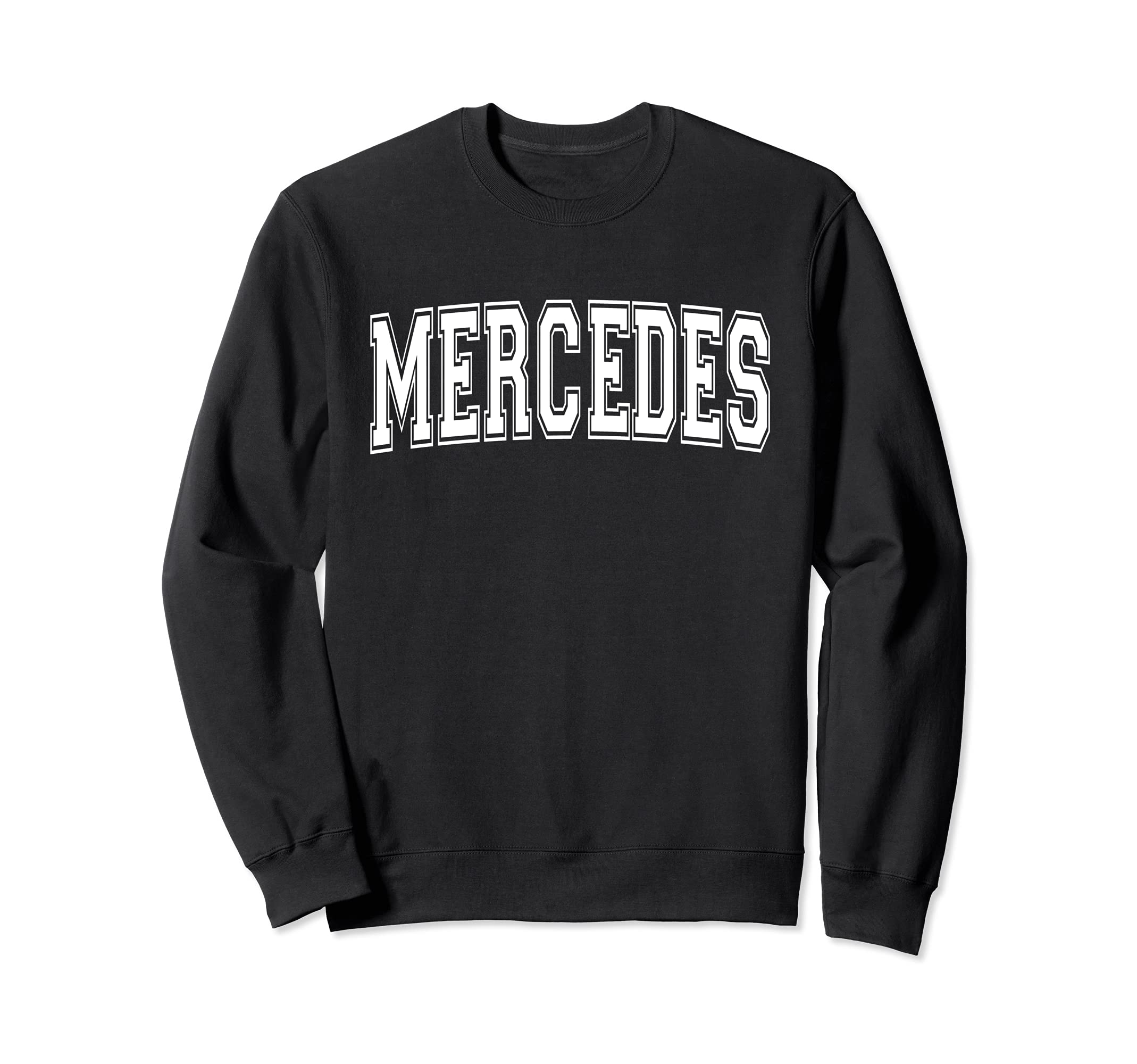 Mercedes Tx Texas Usa Sports Sweatshirt - Minimalist Print Men Women