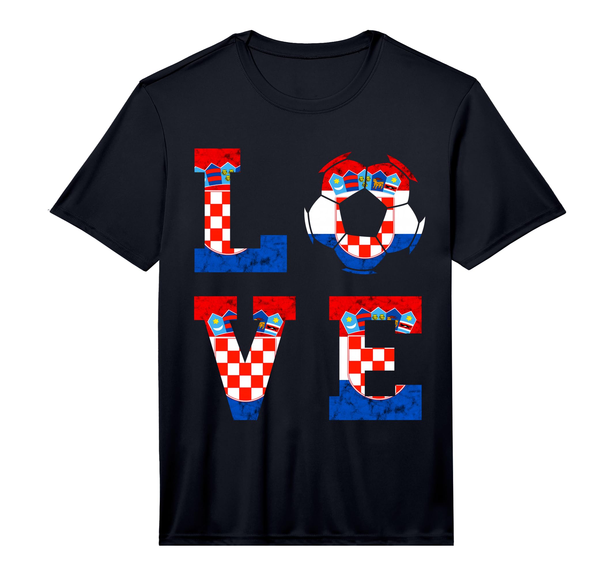 Croatia Love Croatian Soccer Croatian Roots T-Shirt - Graphic Print Unisex