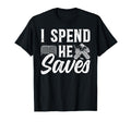 He Saves Hockey Goalkeeper Dad Hockey T-Shirt - Minimalist Print Men Women