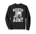 Ice Hockey Keeper Aunt Hockey Sweatshirt - Trendy Graphic for Adults