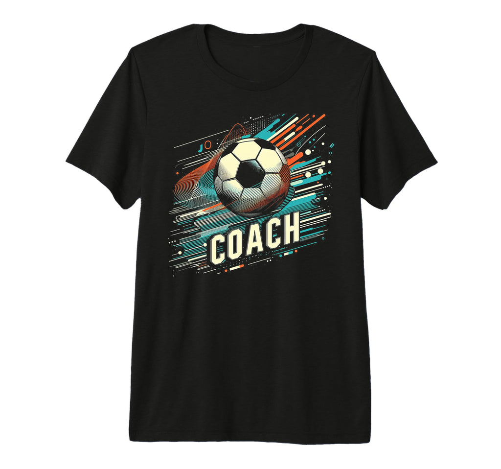 Soccer Coach Training Coaching T-Shirt - Minimalist Print for Adults