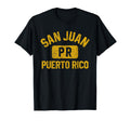 San Juan Puerto Rico Gym Distressed T-Shirt - Novelty Apparel for Adults