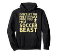 Soccer Art Teen Goalie Soccer Player Hoodie - Streetwear Style for Adults