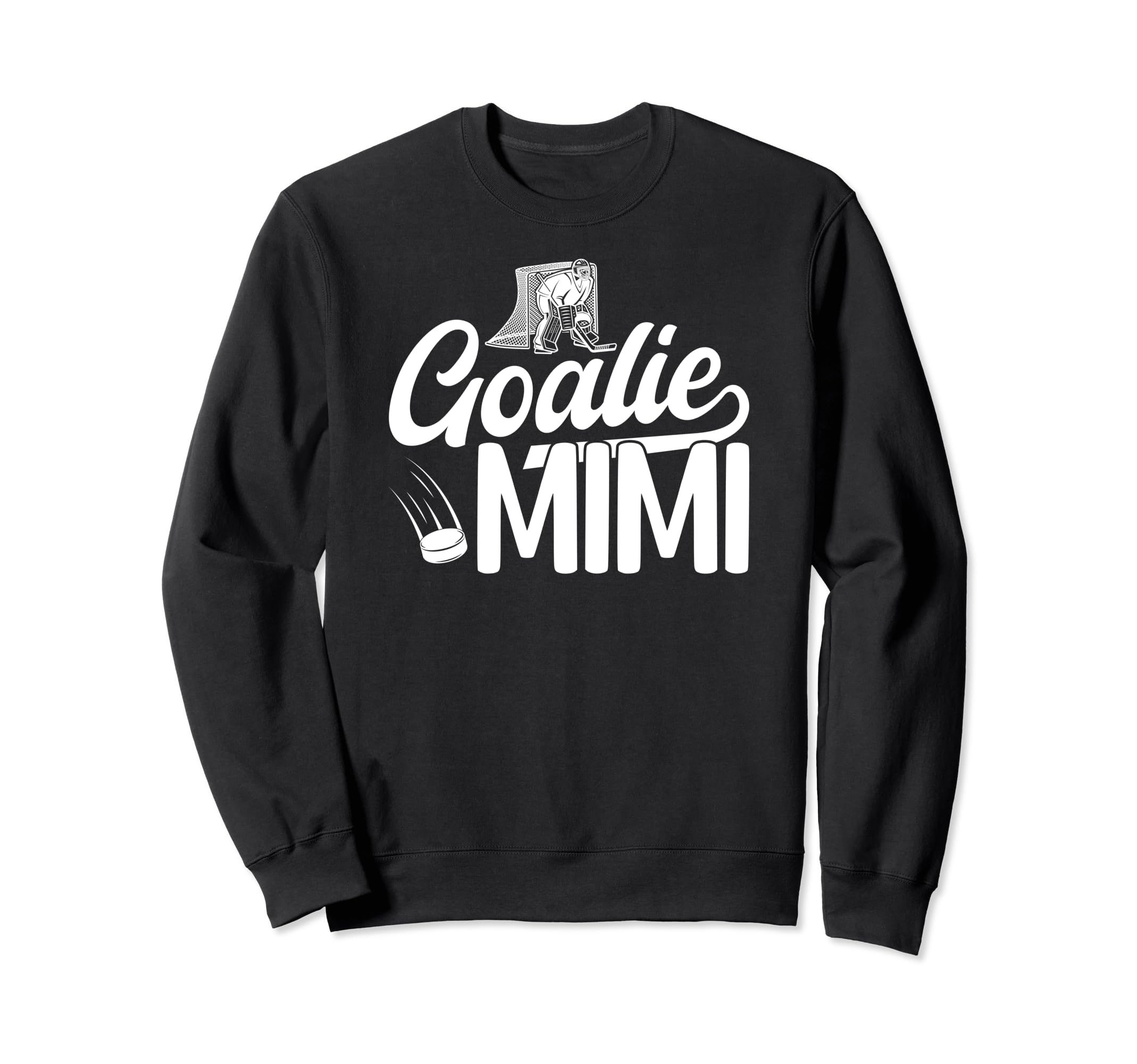 Ice Hockey Goalie Mimi Ice Hockey Sweatshirt - Unique Graphic Men Women