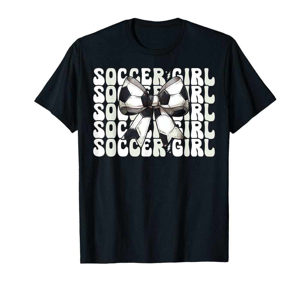 Womens Coquette Bow Ribbon Soccer Hoodie - Novelty Apparel for Adults