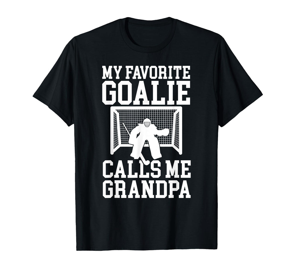 Field Hockey Goalie Grandpa Field T-Shirt - Novelty Apparel Men Women