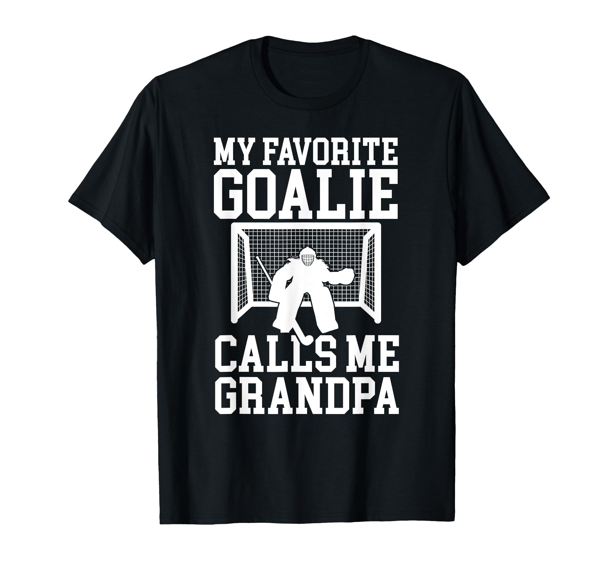 Field Hockey Goalie Grandpa Field T-Shirt - Novelty Apparel Men Women