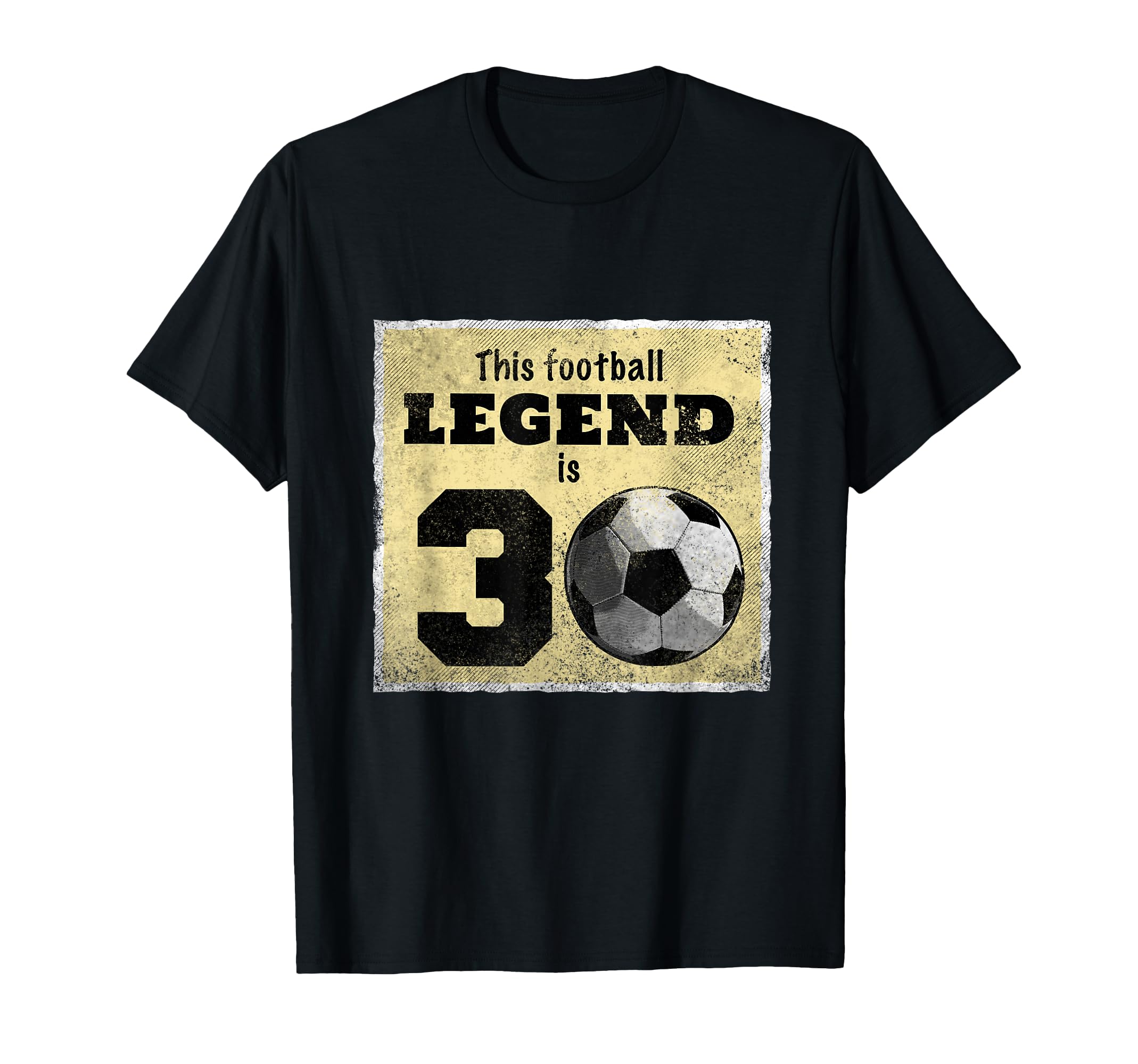 30Th Birthday Football Legend Funny T-Shirt - Aesthetic Graphic Men Women