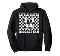 Little Sister Biggest Fan Soccer Hoodie - Casual Everyday Wear for Adults