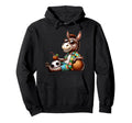 Summer Beach Donkey Coconut And Soccer Chill Hoodie - Unique Graphic Unisex