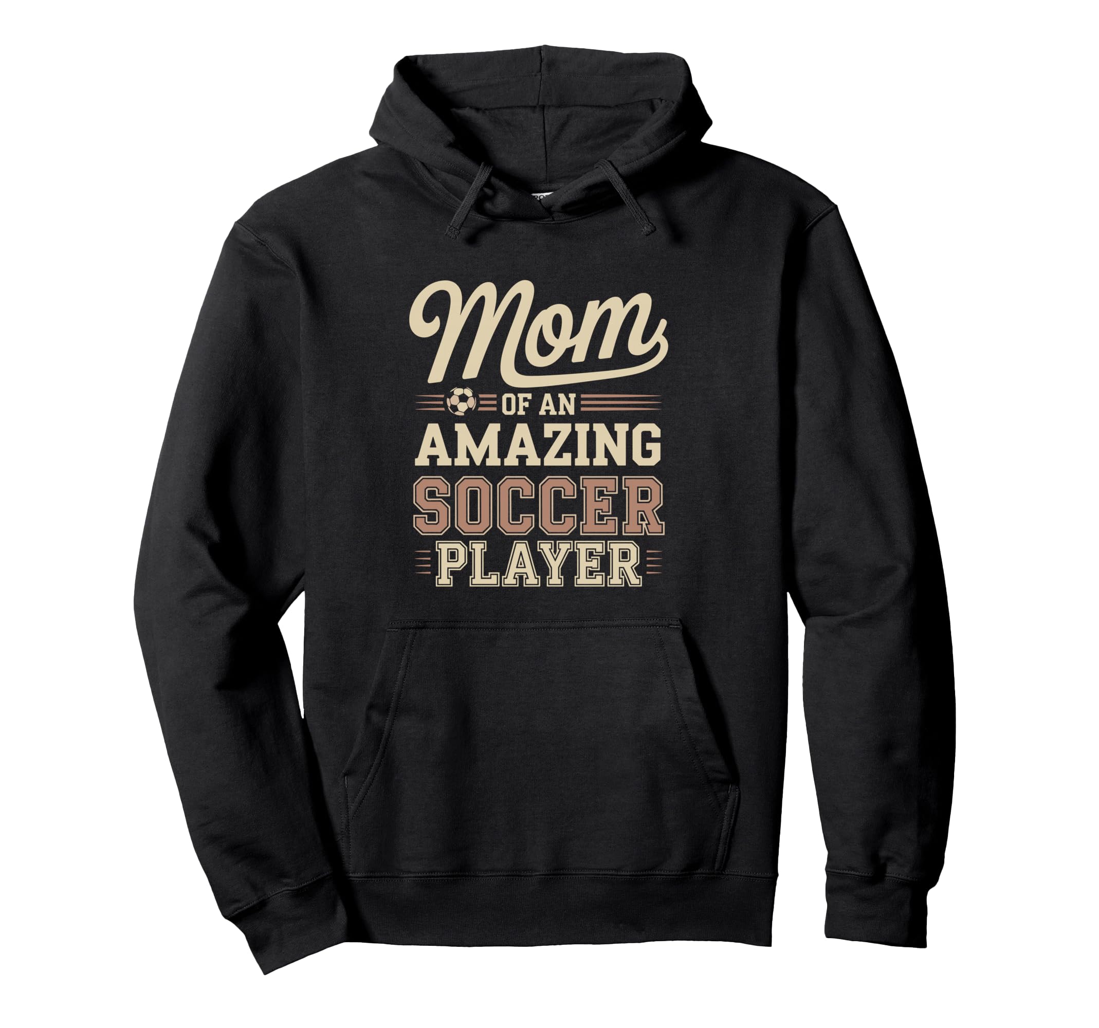 Mom Amazing Soccer Player Funny Soccer Hoodie - Minimalist Print Men Women