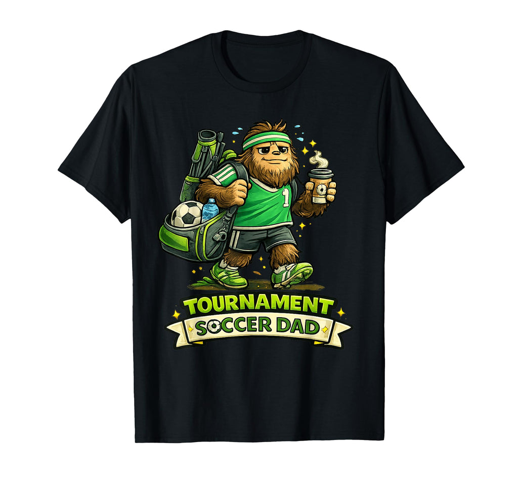 Tournament Soccer Dad Sideline Parent T-Shirt - Custom Art Print Unisex