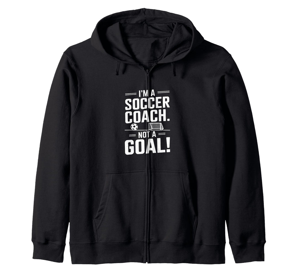Funny Soccer Coach Designs Hoodie - Trendy Graphic for Adults