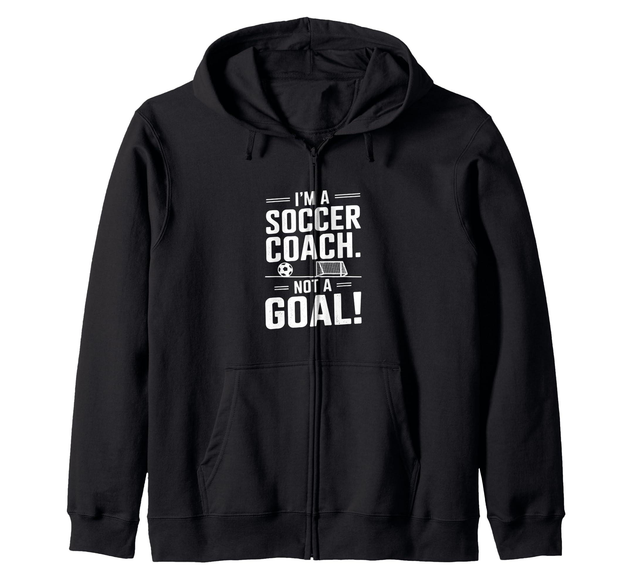 Funny Soccer Coach Designs Hoodie - Trendy Graphic for Adults
