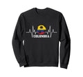 Colombia Heartbeat Colombian Flag Sweatshirt - Unique Graphic for Adults