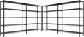 REIBII 70" W Storage Shelves Heavy Duty Load 1600LBS, Metal Shelving 5-Tier Wire Shelving Unit Metal Shelves for Storage Adjustable Shelving Rack for Pantry Kitchen 70" W*15.8" D*72.4" H, 2 Pack