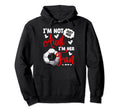 Im Not Just Her Aunt Im Her Number 1 Fan Hoodie - Minimalist Print Unisex