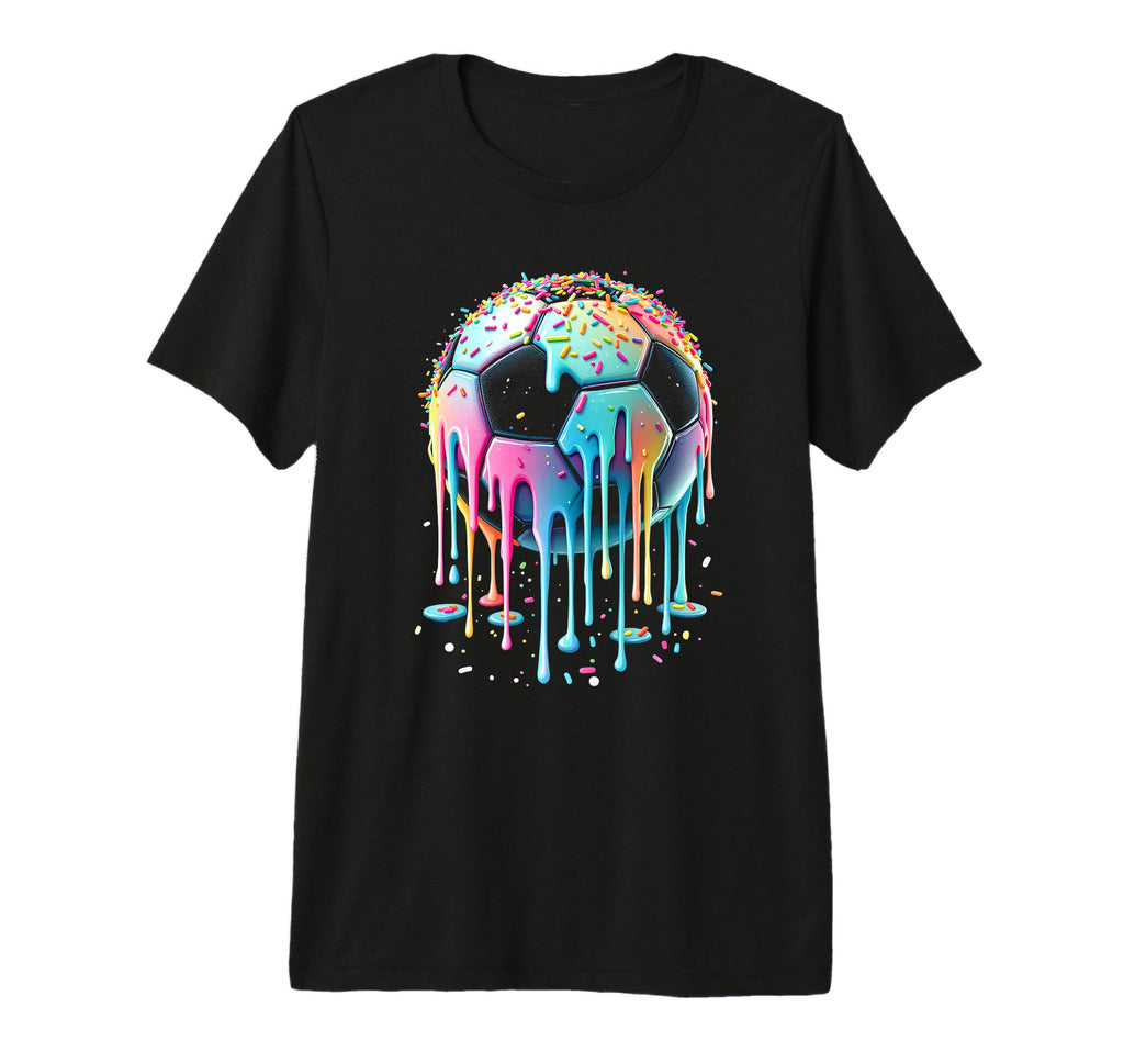 Soccer Ball Tri Blend T-Shirt - Novelty Apparel Men Women