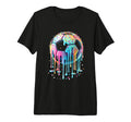 Soccer Ball Tri Blend T-Shirt - Novelty Apparel Men Women